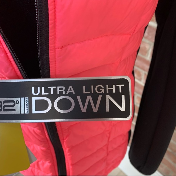 🏷️ NWT 32 Degrees Weatherproof Ultra Light Down Coral Jacket S - Picture 8 of 10